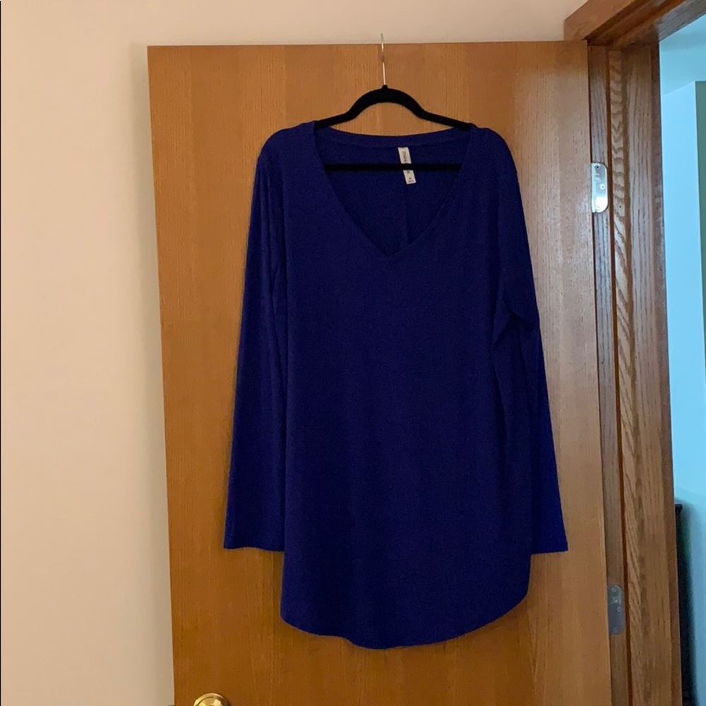 BNWT Zenana premium 3X royal blue tunic